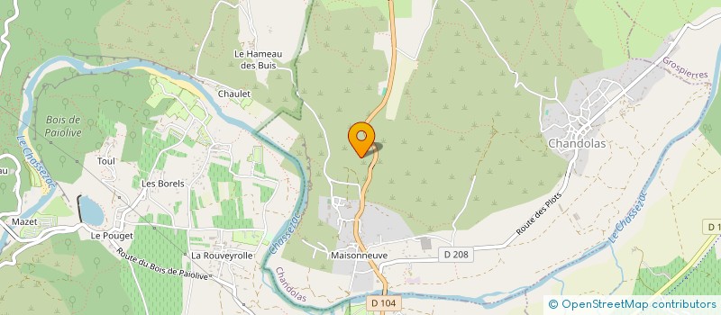 localisation de l'entreprise AKATSUKI  CHANDOLAS