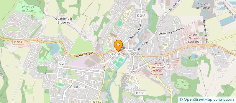 localisation de l'entreprise AKATSUSHI  PONT-DE-CHERUY