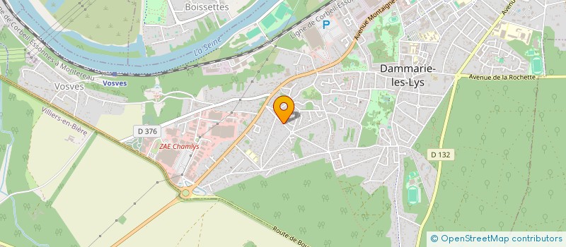 localisation de l'entreprise AKAUNTO à DAMMARIE-LES-LYS