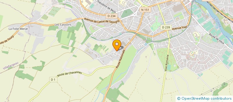localisation de l'entreprise AKAY à AUXERRE