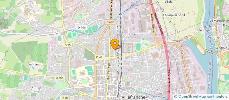 localisation de l'entreprise AKAY à VILLEFRANCHE-SUR-SAONE
