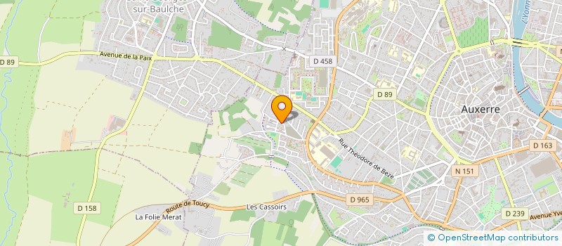 localisation de l'entreprise AKAY DS  AUXERRE