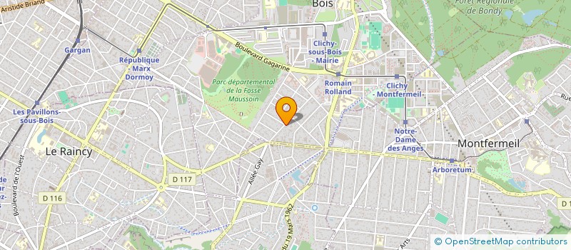 localisation de l'entreprise AKAY IMMO à CLICHY-SOUS-BOIS