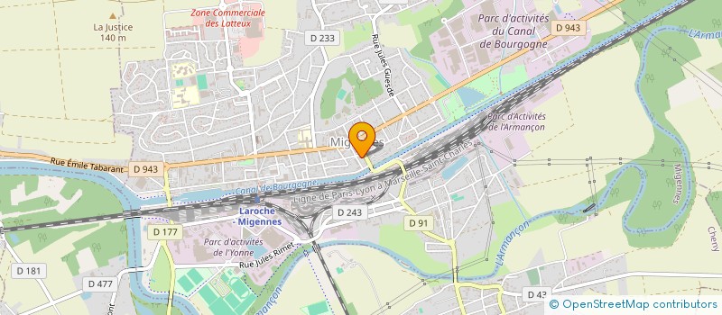 localisation de l'entreprise AKB FOOD à MIGENNES