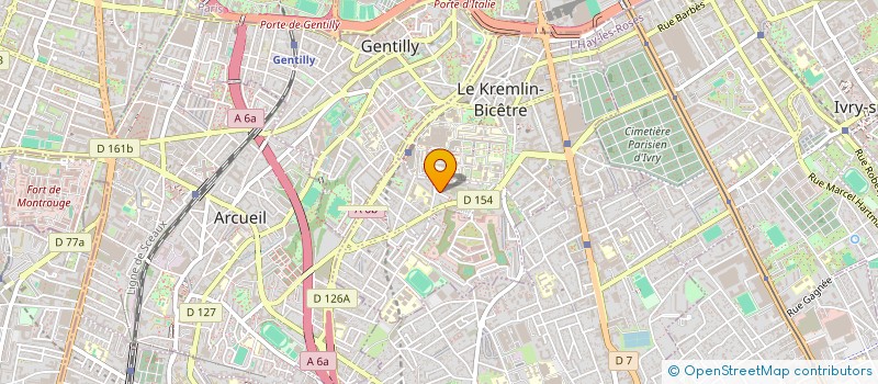 localisation de l'entreprise AKB OPTIQUE  LE KREMLIN-BICETRE