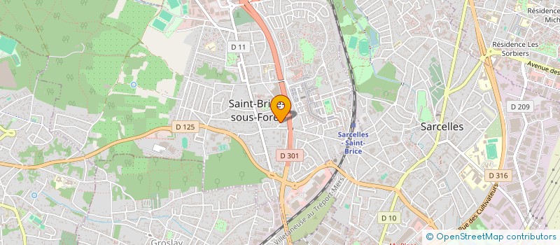 localisation de l'entreprise AKBAGOUL à SAINT-BRICE-SOUS-FORET