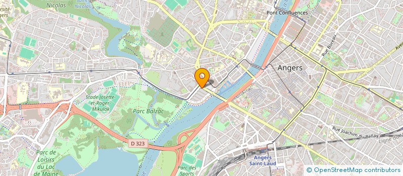 localisation de l'entreprise AKBAR AFG à ANGERS