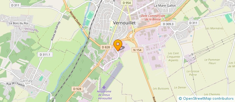 localisation de l'entreprise AKBZ à VERNOUILLET