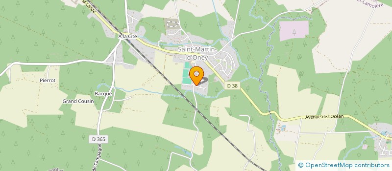 localisation de l'entreprise AKC (ASSOCIATION KARAOKE CAMPETOISE)  CAMPET-ET-LAMOLERE