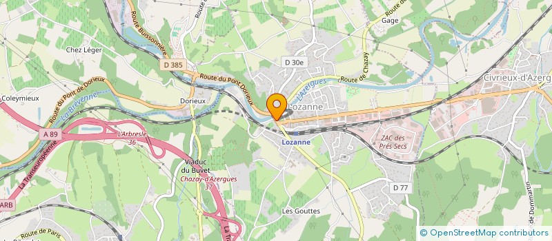 localisation de l'entreprise AKCA  VILLEFRANCHE-SUR-SAONE