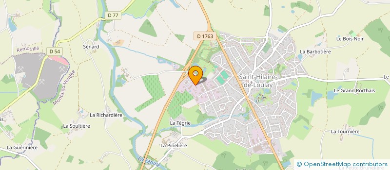 localisation de l'entreprise AKCEDO'TOIT à MONTAIGU-VENDEE