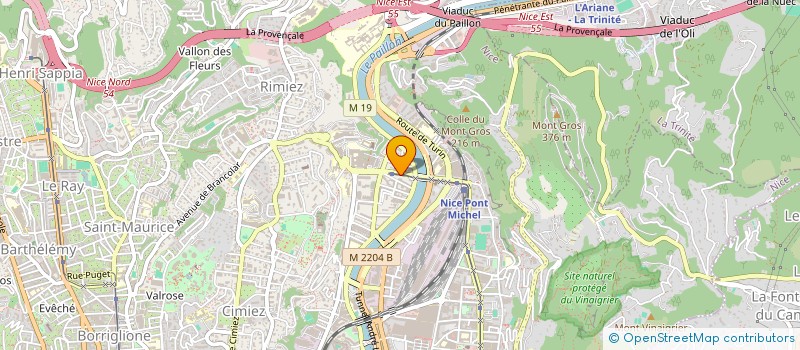 localisation de l'entreprise AKCELIK BAT à NICE