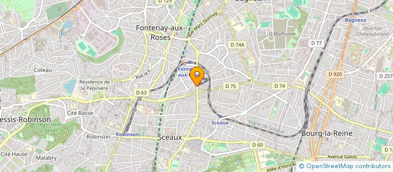 localisation de l'entreprise AKCELY à FONTENAY-AUX-ROSES