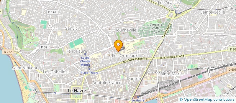 localisation de l'entreprise AKCENZIC  LE HAVRE