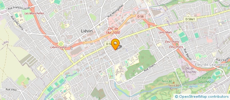 localisation de l'entreprise AKCK à AUBERS