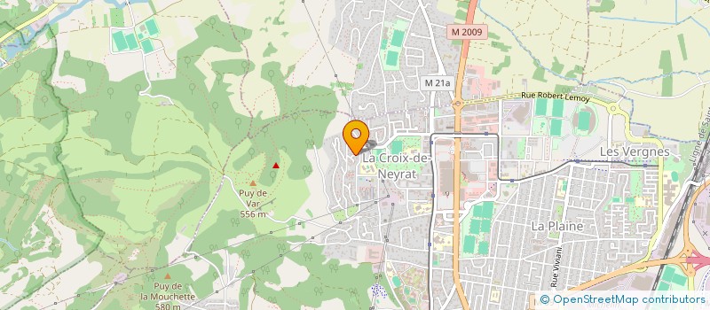 localisation de l'entreprise AKCM  CLERMONT-FERRAND