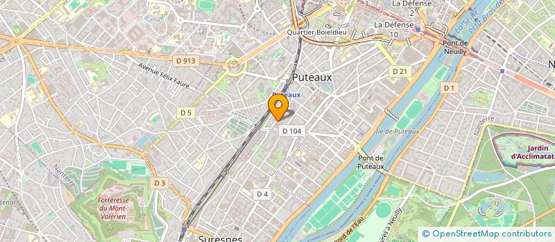 localisation de l'entreprise AKCM & ASSOCIES à PUTEAUX