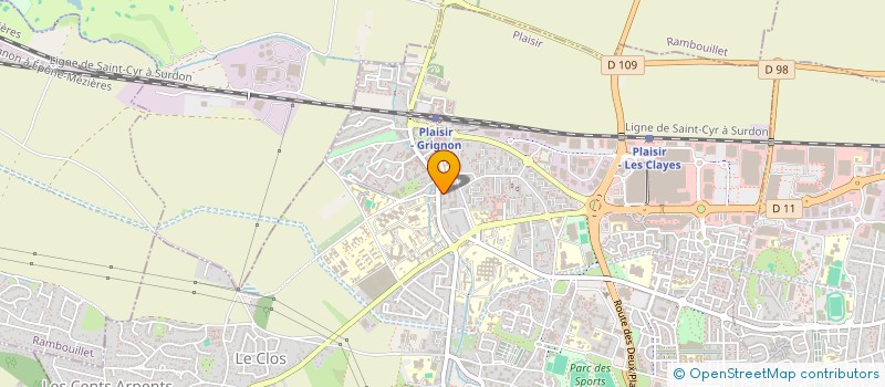 localisation de l'entreprise AKCORP  PLAISIR