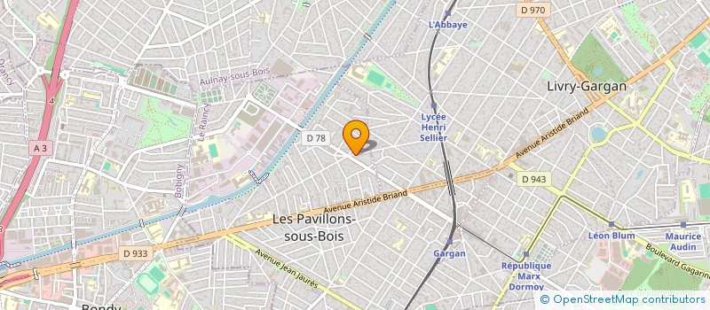 localisation de l'entreprise AKDENIZ  LES PAVILLONS-SOUS-BOIS