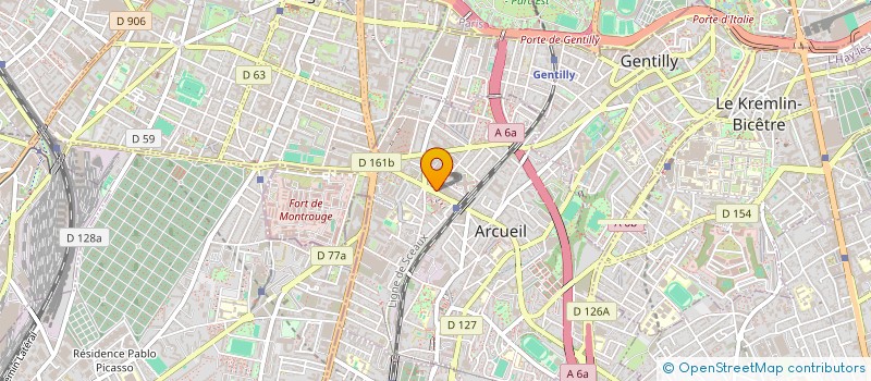 localisation de l'entreprise AKDES VOYAGES à ARCUEIL