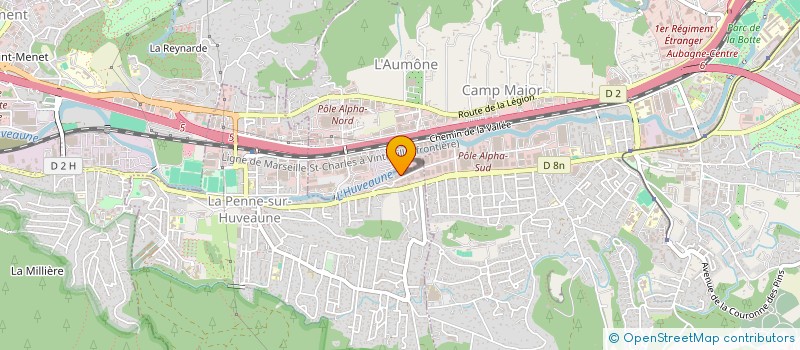 localisation de l'entreprise AKDI  LA PENNE-SUR-HUVEAUNE