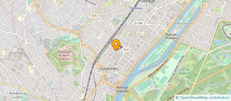 localisation de l'entreprise AKE à SURESNES