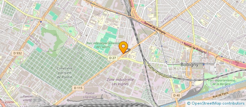 localisation de l'entreprise AKE  BOBIGNY