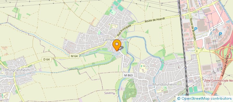 localisation de l'entreprise AKE  LAMPERTHEIM