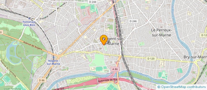 localisation de l'entreprise AKE-A CONSULTING  NOGENT-SUR-MARNE