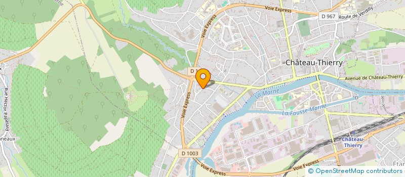 localisation de l'entreprise AKE MERCIER IMMO à CHATEAU-THIERRY