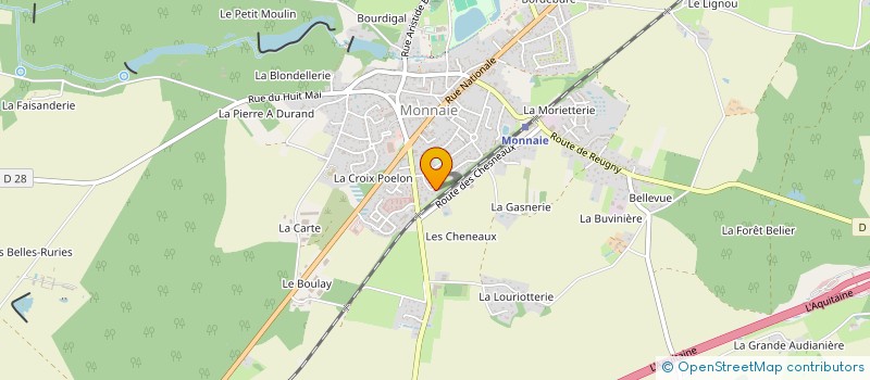 localisation de l'entreprise AKEA  MONNAIE