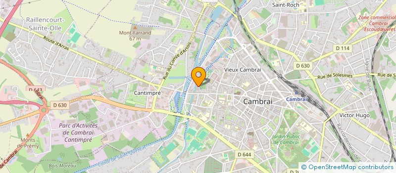 localisation de l'entreprise AKEC à CAMBRAI