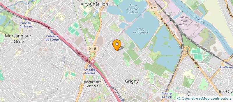 localisation de l'entreprise AKEL N  GRIGNY