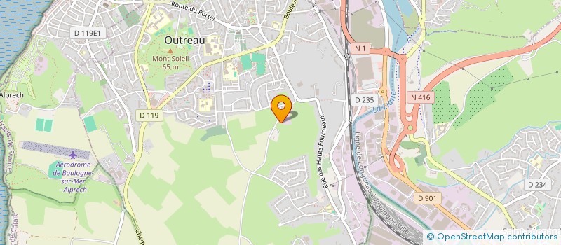 localisation de l'entreprise AKEL PRIMEURS  OUTREAU