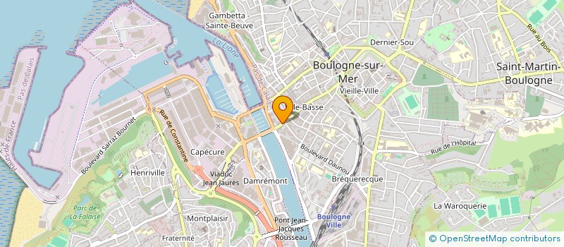 localisation de l'entreprise AKEL SOEURS  BOULOGNE-SUR-MER