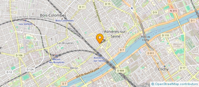 localisation de l'entreprise AKELA à ASNIERES-SUR-SEINE
