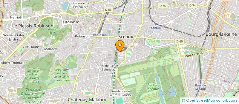 localisation de l'entreprise AKELYX  SCEAUX