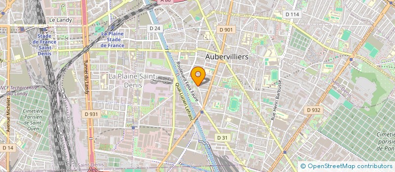 localisation de l'entreprise AKEMA TECHNOLOGIES à AUBERVILLIERS