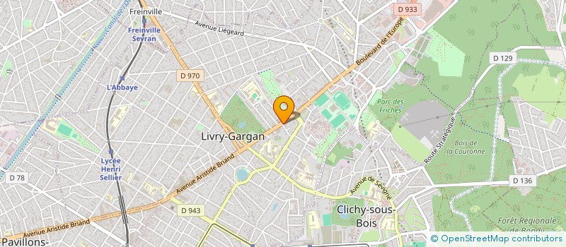 localisation de l'entreprise AKEMI à LIVRY GARGAN