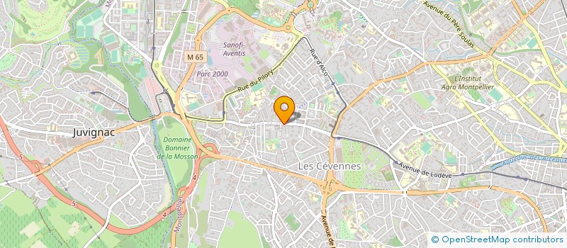 localisation de l'entreprise AKENA à MONTPELLIER