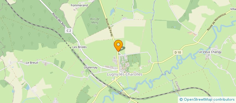 localisation de l'entreprise AKENA FINANCES à VENDENESSE-LES-CHAROLLES