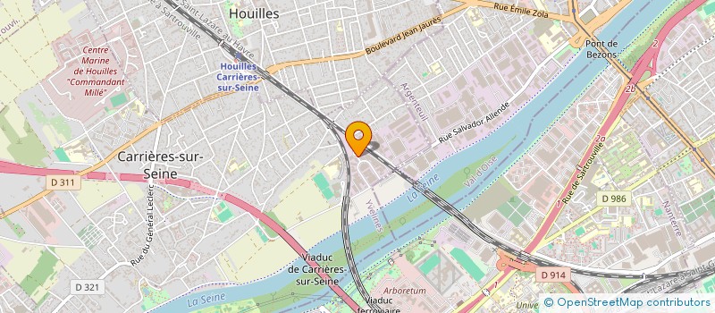 localisation de l'entreprise AKENDAY ESPOIR  CARRIERES-SUR-SEINE