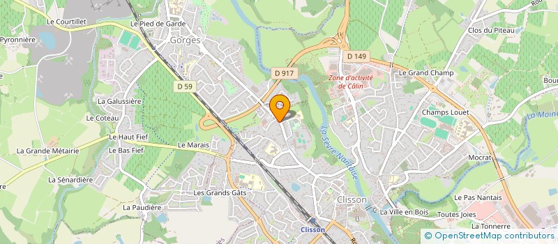 localisation de l'entreprise AKENE  CLISSON