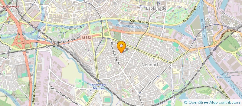 localisation de l'entreprise AKENE COOPERATIVE FUNERAIRE à STRASBOURG
