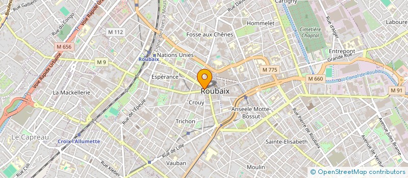 localisation de l'entreprise AKENES  ROUBAIX