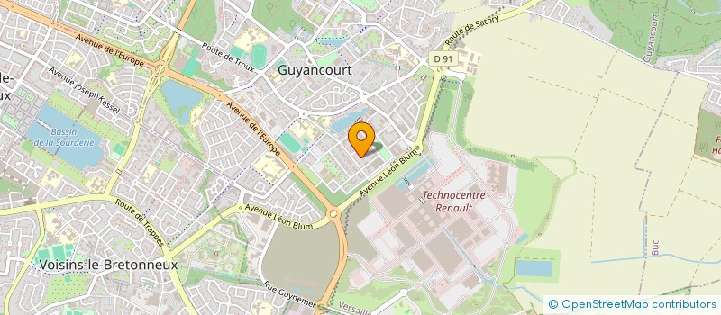 localisation de l'entreprise AKENES CONSULTING  GUYANCOURT