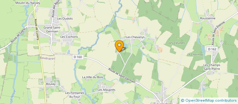 localisation de l'entreprise AKENTIVIA  BAUDRIERES