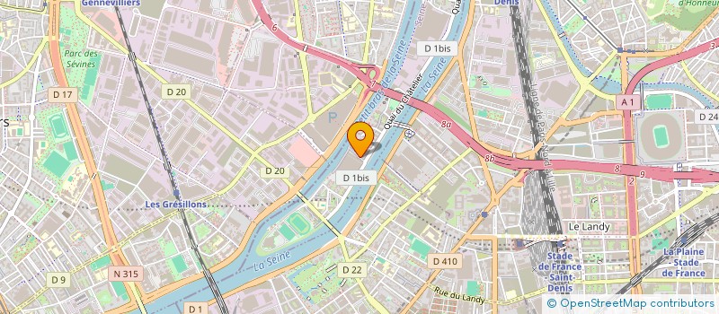 localisation de l'entreprise AKEOXIS  L'ILE-SAINT-DENIS