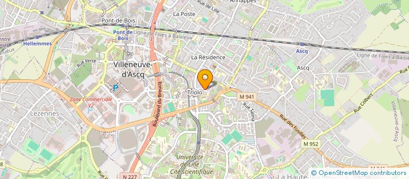 localisation de l'entreprise AKERBI  VILLENEUVE-D'ASCQ