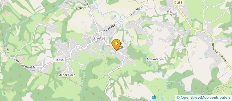 localisation de l'entreprise AKERETA  AHETZE